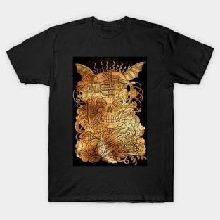 Steampunk Conjurer (version 2). Mystic and occult design. T-Shirt